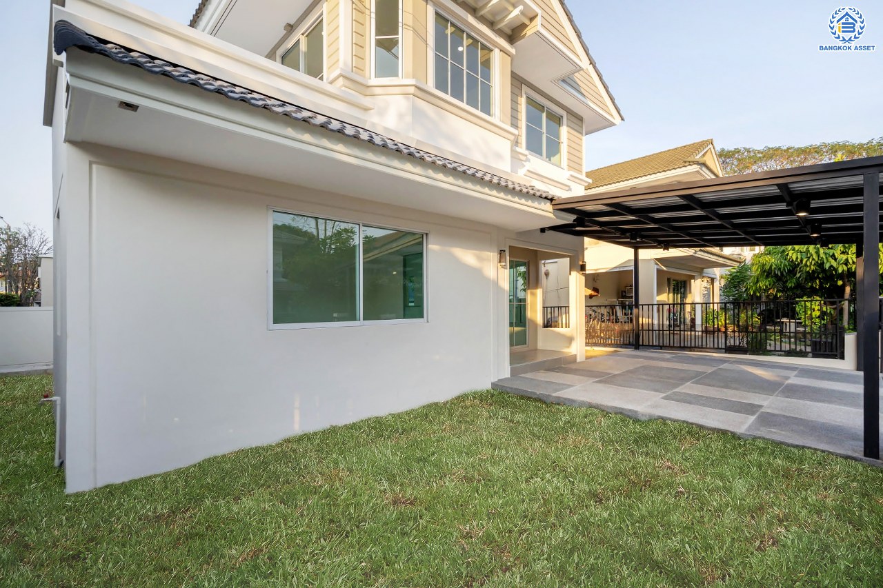 บ้านมือสองตกแต่งใหม่ โครงการ พฤกษ์ลดา1 บางใหญ่ บนเนื้อที่ 50 ตร.ว. ฟังก์ชัน 4 ห้องนอน (ห้องนอนชั้นล่าง 1 ห้อง) 2 ห้องน้ำ 2 ที่จอดรถ ทำเลเดินทางสะดวก เชื่อมต่อถนนกาญจนาภิเษก ใกล้รถไฟฟ้าสายสีม่วง "สถานีคลองบางไผ่" และทางด่วน "กาญจนาภิเษก"